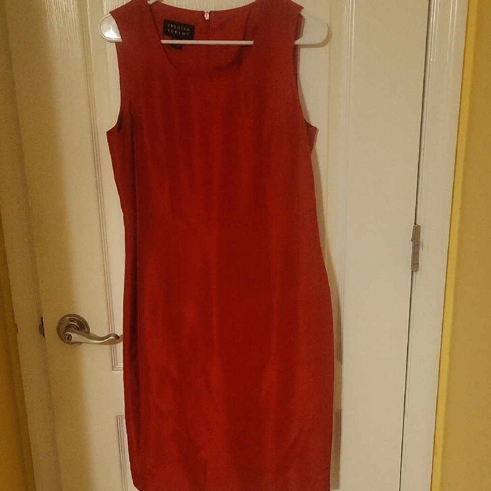 Spenser Jeremy Vibrant Red Midi Dress